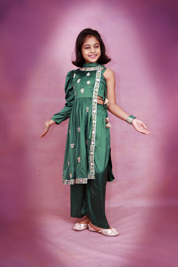 Green Palazzo Set