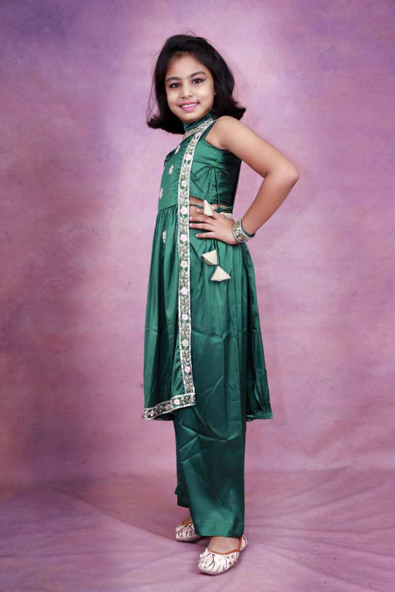 Green Palazzo Set - Image 4