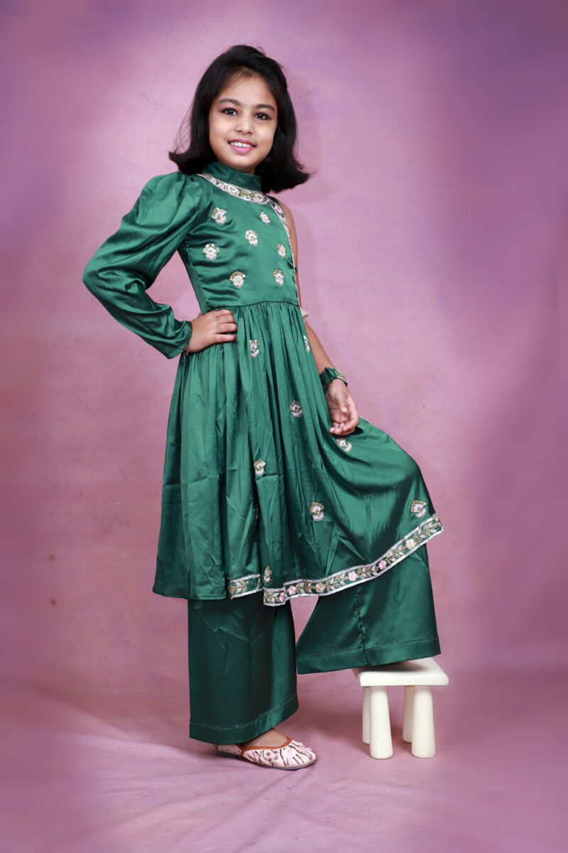 Green Palazzo Set - Image 3