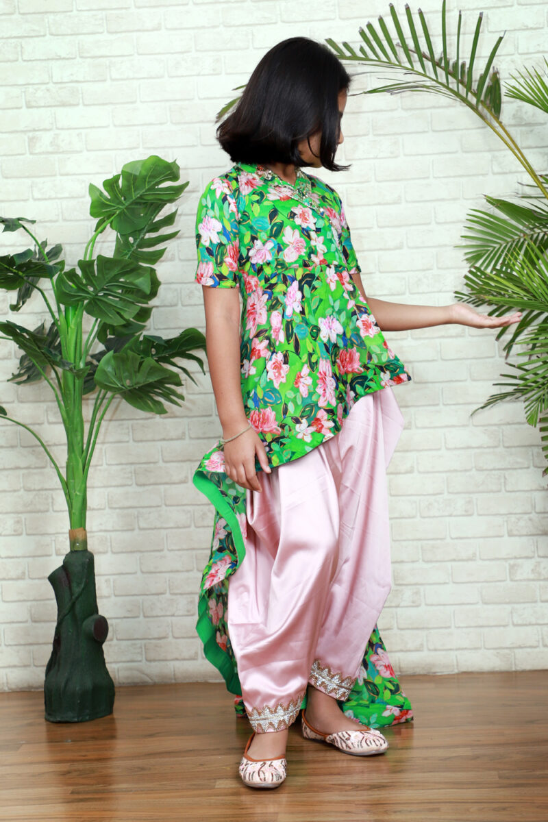 Peach Green Floral Set - Image 7