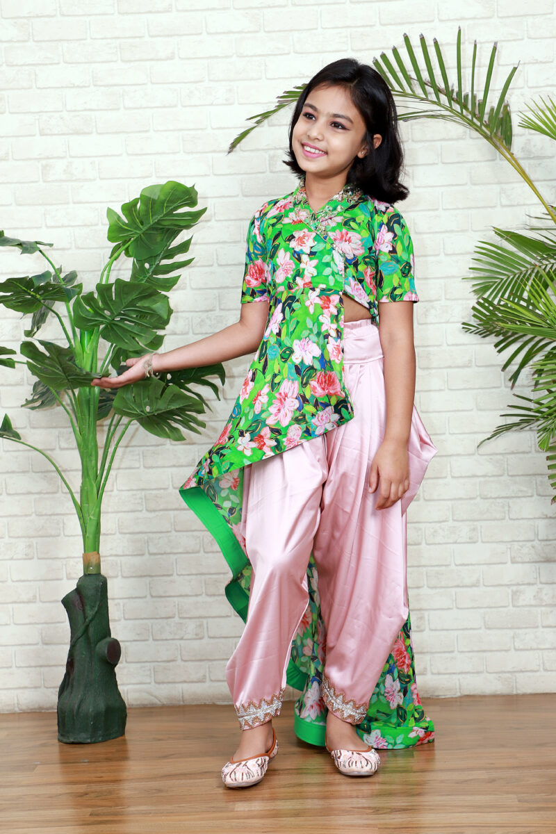 Peach Green Floral Set - Image 6