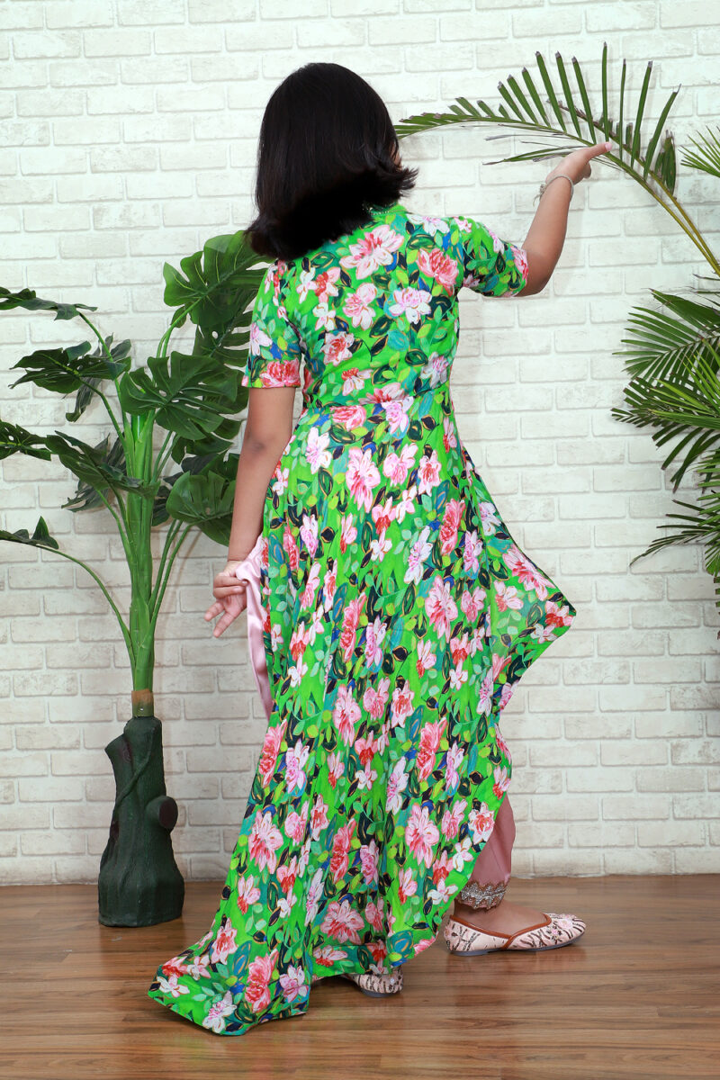 Peach Green Floral Set - Image 3