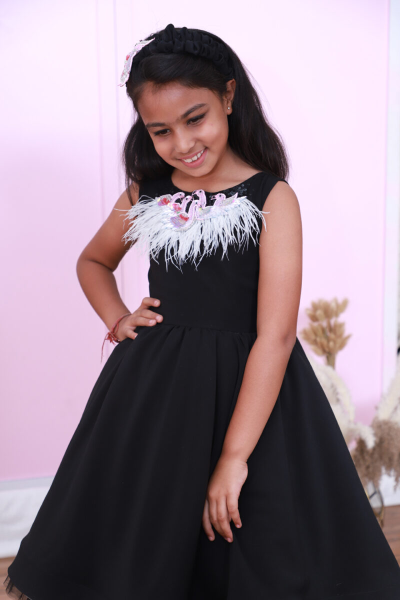 Black Flamingo Dress - Image 4