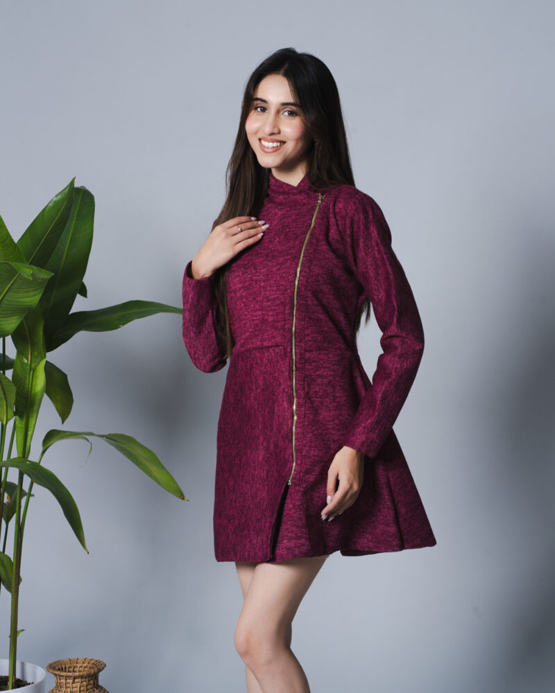 3 in 1 Wine Dress - Image 8