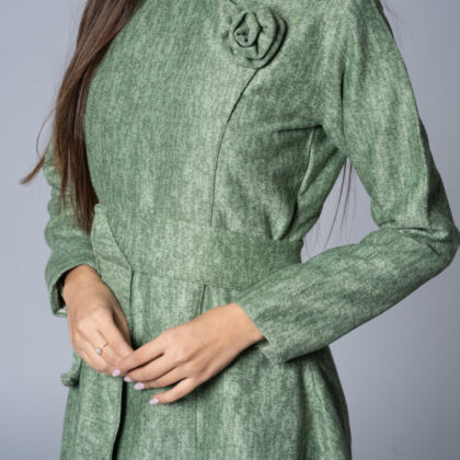Zucchini Winter Flower Long Dress