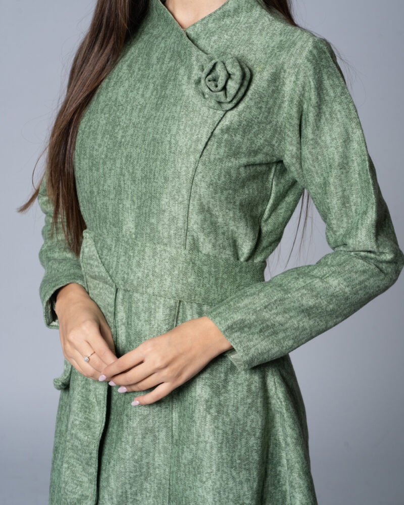 Zucchini Winter Flower Long Dress