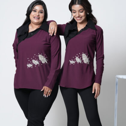 Purple Butterfly Shirt