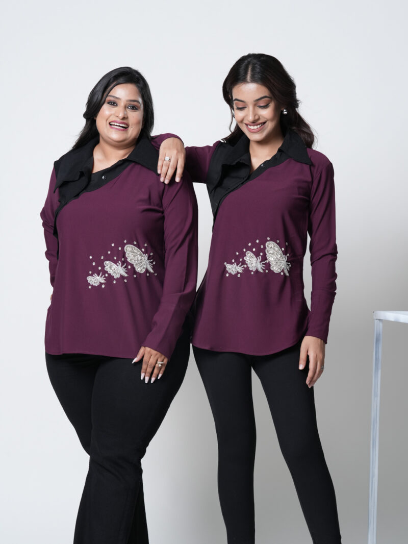 Purple Butterfly Shirt