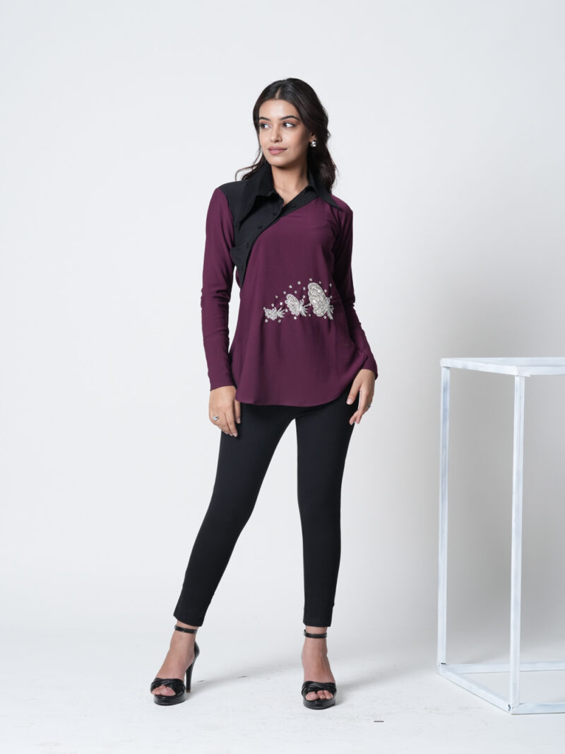 Purple Butterfly Shirt - Image 4