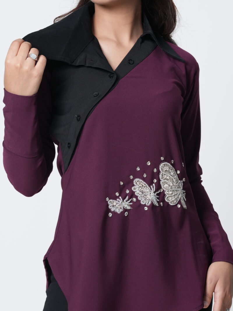 Purple Butterfly Shirt - Image 2