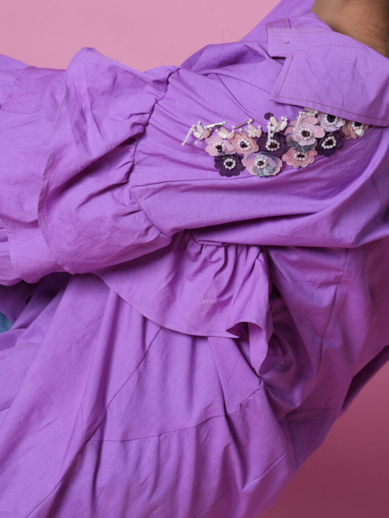 Lavender Flower Shirt - Image 3